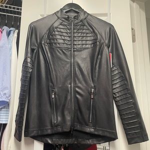 Faux leather jacket